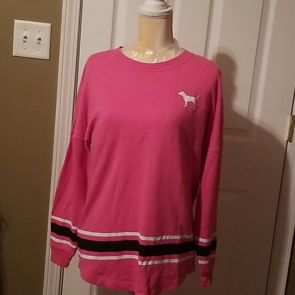 pink Victoria secret Tops - Pink Victoria secret size XS sweatshirt